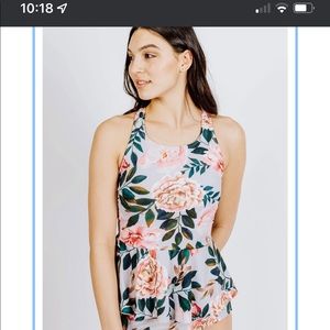 EUC Jessica Rey Harper in Jardin Swim Top XS